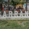 Barranca sign in the Plaza de Armas