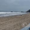 The beach