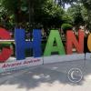 Chancay sign in the Plaza de Armas