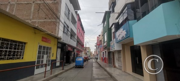 Calle Trujillo looking toward Calle Miguel Grau