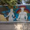 Desembarco De Naylamp - big mosic along Av. Chinchaysuy near Almirante Villar (3)