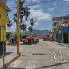 View of Calle Simon Bolivar alongside the Plaza de Armas