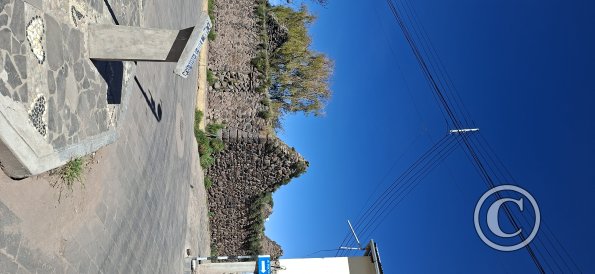 Remnants of a stone house