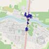 Constitucion 2023 walking route with photo locations