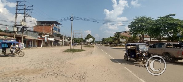 View looking to the Av. Fernando Belaunde