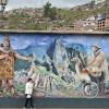 Mural across from Monumento al Inca Pachacutec in Av 28 de Julio and Av La Paz (2)