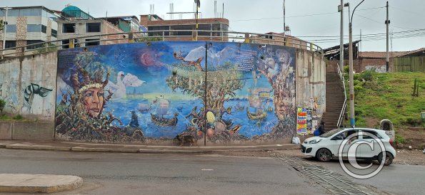 Mural at Av Del Ejercito and Calle Ayahuaico