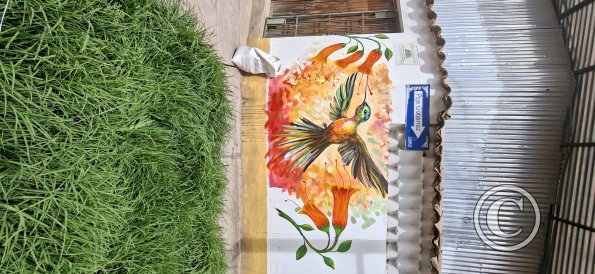 Mural on Calle Manzanares at Av Los Incas