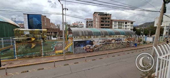 Park on Jiron Los Claveles and Av Tupac Amaru