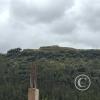 Sacsayhuaman on top of the hill seen from Cuesta de Santa Ana