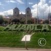 Huancayo sign in topiary at Plaza de la Constitucion at Calle Real y Jiron Puno (2)