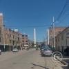 Obelisco Giráldez viewed from Av. Leandra Torres y Jiron Puno