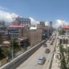 View from pedestrian overpass - Calle Real (Av.Mariscal Castilla) at the river (2)