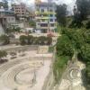 View from pedestrian overpass - Calle Real (Av.Mariscal Castilla) at the river