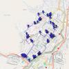 Huanuco 2023 walking route with photo locations
