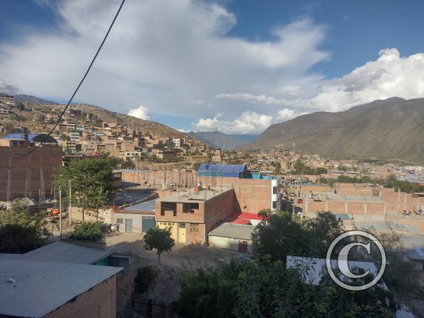 View from Av. Heroes de Jactay above Jiron Los Libertadores