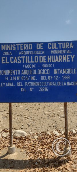 Achiological site east of town - El Castillo de Huarmey