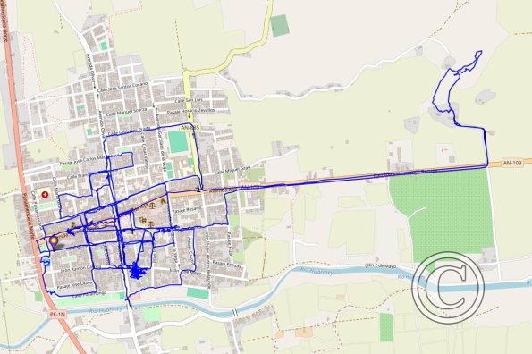 Huarmey 2024 walking route