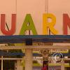 Huarmey sign at the Plaza de Armas (2)