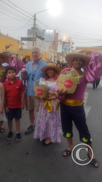 Me with parade participants
