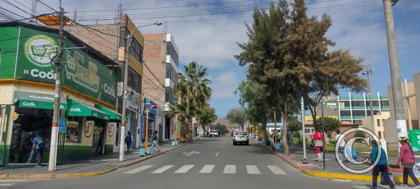 Calle Callao y Av. 28 de Julio