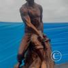 Malecon Costanera statue near Calle Las Orquideas (2)
