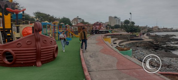 Malecon near Av. Costero Miramar