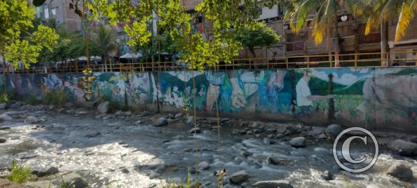 Mural - Rio Amoju near Jiron Manco Capac y Mariano Melgar