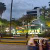 Chanchamayo sign in Parque de la Independencia at Av. Zucheti y Jiron Callao