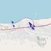 La Cruz walking route with photo locations