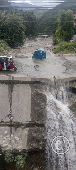 Rio Garau crosses Av. Peru (or Av. Manuel A. Pinto)