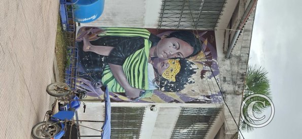 Mural at Jiron Daniel Alcides Araarion and Calle Atanacio Jauregui