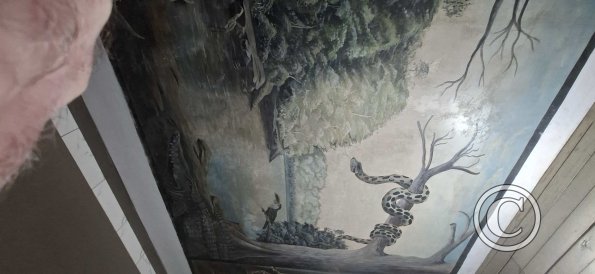 Mural inside Hospedaje Samiria (2)