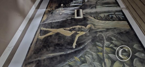 Mural inside Hospedaje Samiria (3)