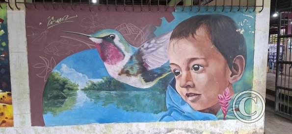 Mural on Calle Loreto and Jiron Fitzcarrald