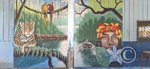 Mural on Calle Pablo Inga and Av Padre Lucero
