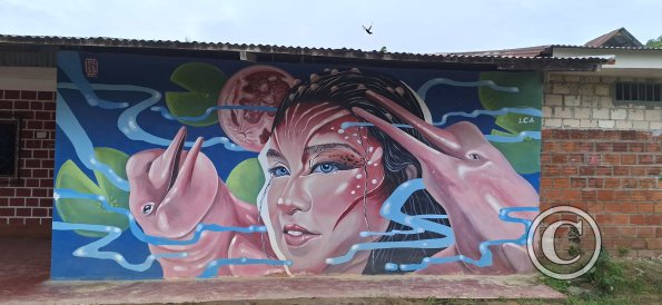 Mural on Jiron Daniel Alcides Carrion and Jiron Miraflores