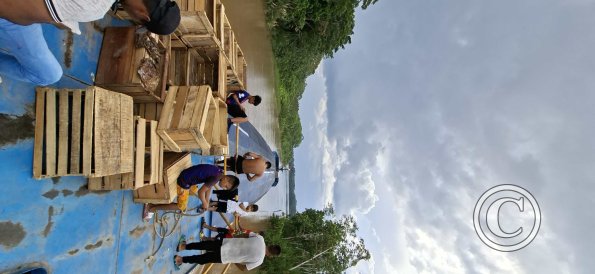 Rio Huallaga from the top of the cargo boat