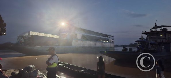 The cargo boat