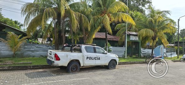 The one police vehicle