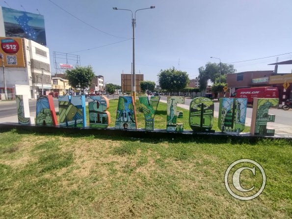 City name sign - Ruta 1n and Tupac Amaru (4)
