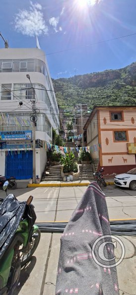 Stairs going up from Route 26B