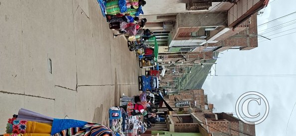 Sunday market along another street