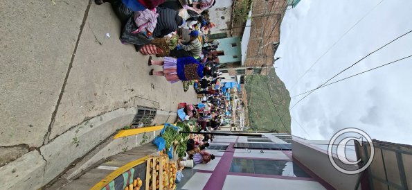 Sunday market on another street in Lircay