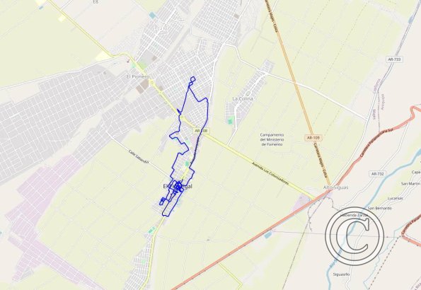 Majes-El-Pedregal walking route
