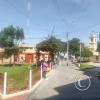 Parque Arcos I looking toward Plaza Los Colonos