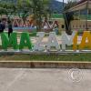 Mazamari sign at Parque Ecologico at Av. Cultura y Av. Peru