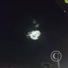 Moon behind clouds (2)