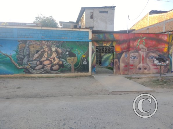 Mural - Jiron Oscar Reyes Benavides y Serafin Filomeno (2)