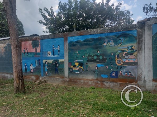 Mural - Jiron Pedro Pascasio Noriega near unnamed road